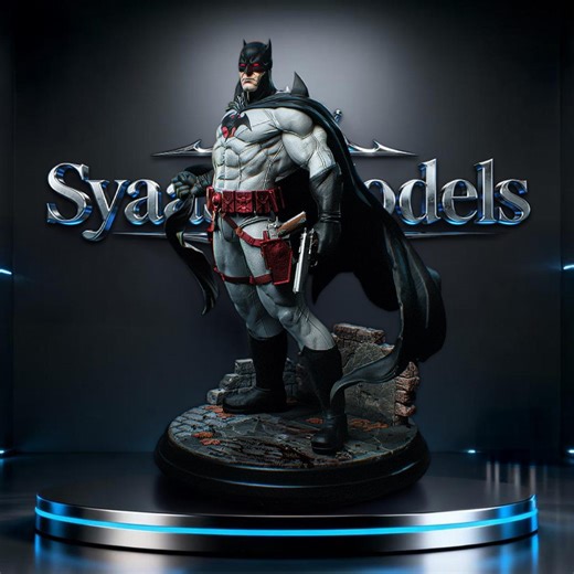 Dark Vigilante - Superhero STL File | Movie 3D Print Model - Etsy