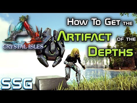 ARK Crystal Isles How to get the Artifact of the Depths SeeShellGaming