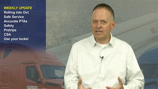 What's the latest on the ups and downs of fall freight? Tim has the answers--and shares information on a new inspector program and other safety topics--in this week's update. Take a minute to catch the latest company news! #trucking #trucker #supplychain | Crete Carrier Corporation