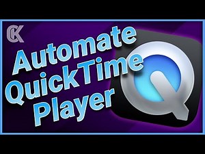 AppleScript Tutorial : Open and play movie in QuickTime Player