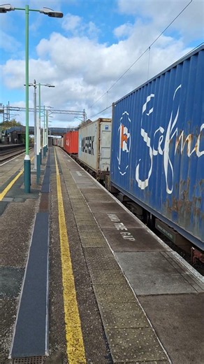 66532 Passing Through Acton Bridge#railway #trainspotting #railwaystation #freighttrain #trainvideos