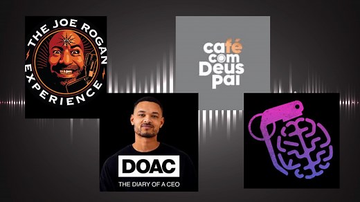 Spotify divulga a lista dos podcasts mais ouvidos no mundo e no Brasil em 2025; confira os destaques dos rankings