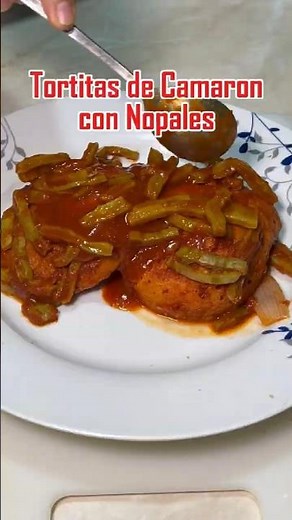 Tortitas de camarón con nopales #tortitas #camarón #receta #recetasfaciles #cuaresma #videoviral