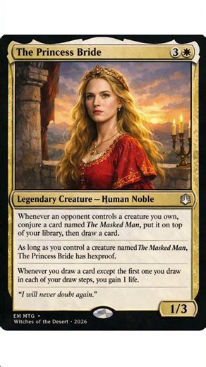The Princess Bride Gets Her Own MTG Card 😍