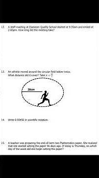Math UNEB UCE 2025 PRE MOCKS. E-LEARN Pre-National Mock