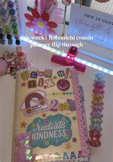 This Week's Hobonichi Cousin Planner Flip Through