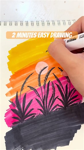 #easydrawing #acrylicmarker #art #arthacks #artideas