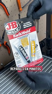¿Fuga o grieta en el radiador? 🔧 KwikWeld de JB Weld lo repara rápido y fuerte. Sella, refuerza y devuelve la confianza a tu motor. 💪 #JBWeld #KwikWeld #reparaciónautomotriz | JB WELD México