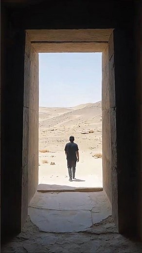 We take you inside an Egyptian pyramid #curiosities #egypt #reallocations