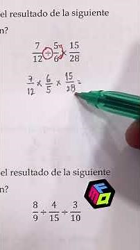 🎁 Operations with Fractions: Division and Multiplication Combined #math #educatingcreating