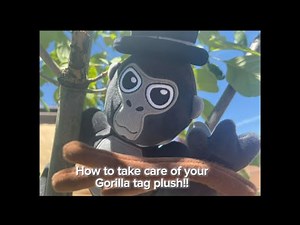 How to take care of your #gorillatag plush! (Version 1)