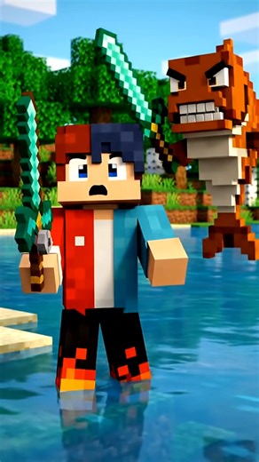 Minecraft Funny Jetpack 😂 | Diamond Block Drop! #shorts