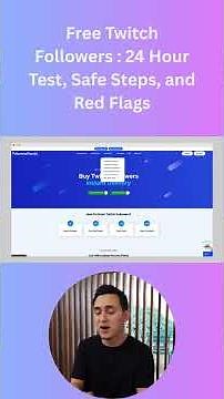 Free Twitch Followers Test (24 Hours) – What’s Safe, What’s Fake & Red Flags
