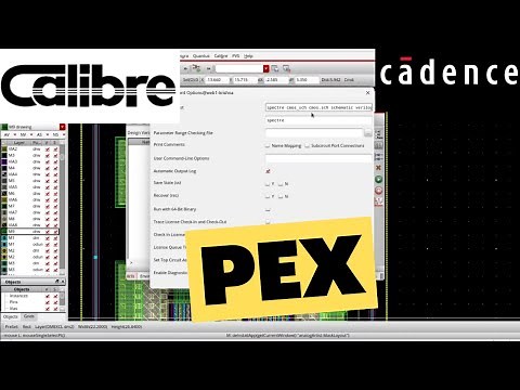 Cadence-18: PEX of Layout using Calibre || Post Layout Simulation