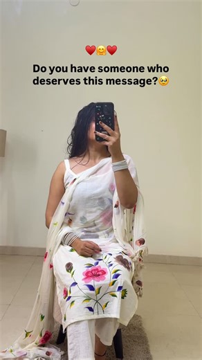 Ellinaa | Fashion Blogger | Festive Outfits ❤️ on Instagram: "Do you have someone who deserves this message?🥹 भगवान तुम्हें इतनी खुशियां दें कि तुम udaas होना भूल जाओ 🕉️ Tag one♥️🫶🏻 #chahat #mohabbat Comment for suit link #myntra 🤍 #reelitfeelit #pointofview #pov #shayari #lifequotes #viral #trend #repost #trendingreels #weddingoutfits #gurgaon #ellinaa #loveshayari #lifeshayari #loyalty #lyrics #newsong #trendingsong #ghajini #couplegoals #2026 #relationshipquote"