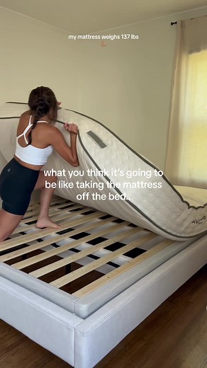 Unboxing and Moving a 137 lb Mattress Workout with @Avocado Green Mattress