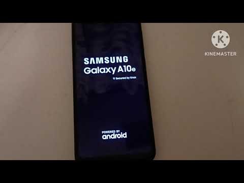 Samsung Galaxy A10e startup and shutdown