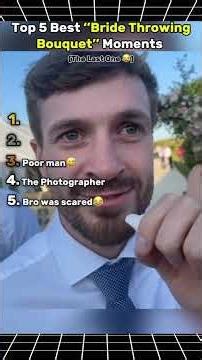 Raking The Best “Birde Throwing Bouquet” Moment #shorts