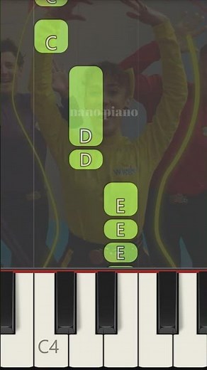 The Wiggles Say the Dance, Do the Dance Piano Tutorial #shorts #short #shortvideo #shortsvideo
