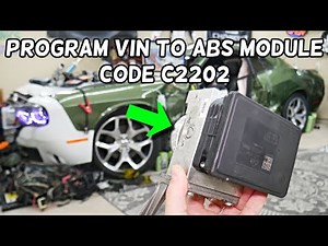 DODGE CHALLENGER CODE C2202 ORIGINAL VIN MISMATCH MISSING, PROGRAM VIN TO ABS MODULE