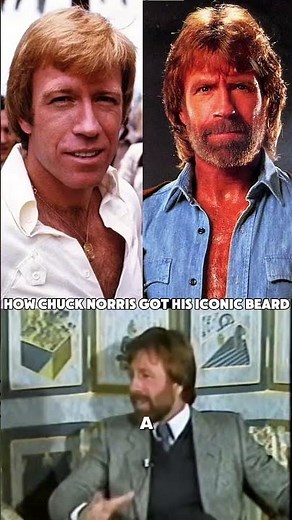 How Chuck Norris got his iconic beard 🧔‍♂️ #chucknorris #martialarts #lifelessons #fypシ゚viral