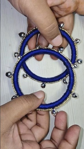 How to Make Thread Bangle! DIY for Navratri & Diwali 🎆 karwachauth
