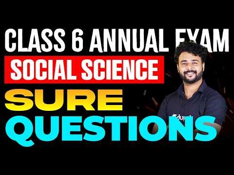 Class 6 | Annual Exam | social science | Sure Questions | Eduport