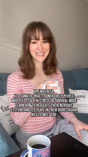 As a somatic practitioner I help people regulate their nervous system