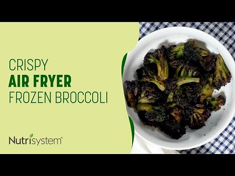 Crispy Air Fryer Frozen Broccoli - Nutrisystem Recipe