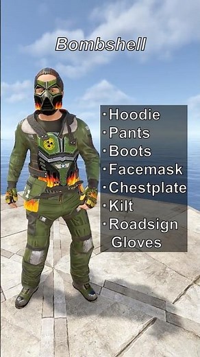 Rust Bombshell Full Armor Set