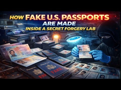 How Fake US Passports Are Made Inside A Secret Forgery Lab