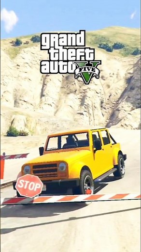 Evolution of *CAR vs BARRIER*😍 in GTA games (2001-2013)🤯 #shorts #gta #evolution