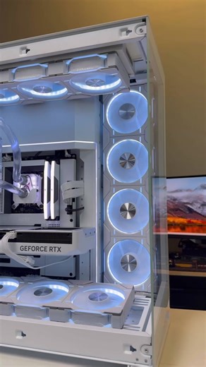 Reverse Fan Blades Are Awesome! #tech #techtok #pc #gamingpc #pcbuild @Phanteks