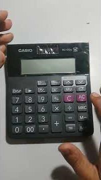 How To Turn Off / switch off Casio Mj 12DA | MJ 120D calculator in 1 second #shortfeed #shorts