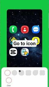 how to make your apps different colors on samsung #apps #samsung #samsungfeatures