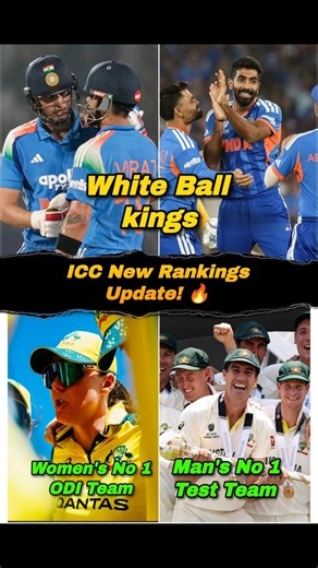 ICC New Rankings Out | Team India बनी No. 1! 🇮🇳 | India's Dominance in White Ball Cricket