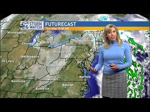 Jacqui Jeras' Thursday morning weather forecast and weekend outlook