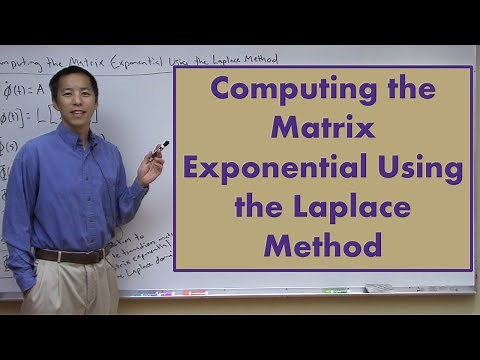 Computing the Matrix Exponential Using the Laplace Method