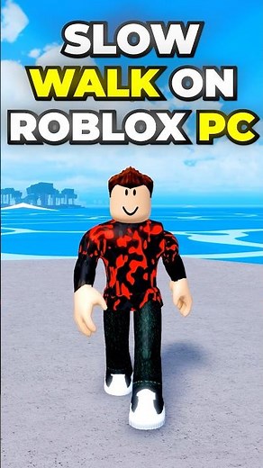 How to Slow Walk on Roblox PC