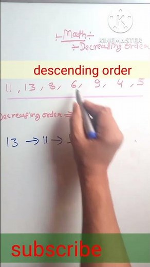 #short #descending order।।UKG class exercise#decreasing activity