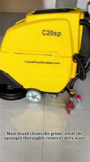 Cute26SP Real Cleaning Test | Compact Floor Scrubber in Action