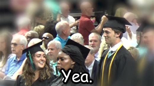 Announcements to strangers at graduation #graduation #classof2022 #uncw #seahawks #graduate