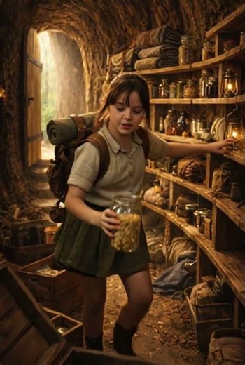 Wolves Chased Her Into Her Tree House!