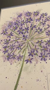 Periwinkle Dandelion Wishes ~ Original Watercolor - Etsy UK