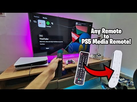 Turn Any TV Remote Into a PS5 Media Remote!