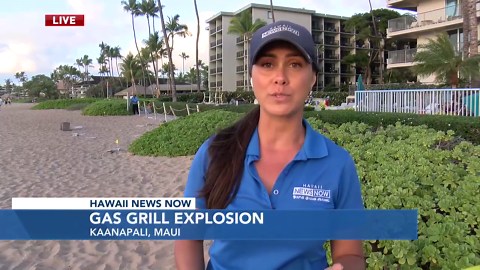 West Maui grill explosion caught on camera