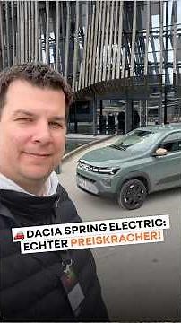 ⚡🚗 Small, affordable and suddenly really grown-up: the Dacia Spring Electric!