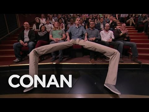 There's A Manspreader In The Audience! | CONAN on TBS