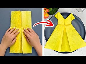 CARA UNIK MELIPAT NAPKIN UNTUK MEJA