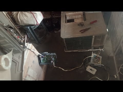 Voltas inverter window AC compressor testing checking PCB repairing compressor
